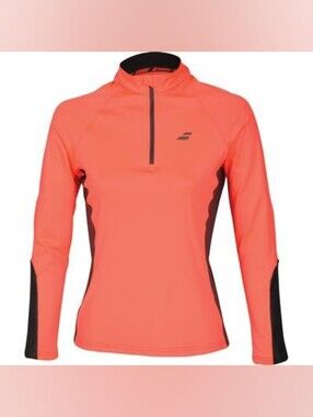 Babolat Fluo Strike Core 1/2 Zip Tennis Pickleball Padel Jacket Neon Tennis M